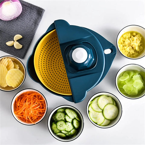 Multifunctional vegetable cutter shredder slicer for kitchen prep0