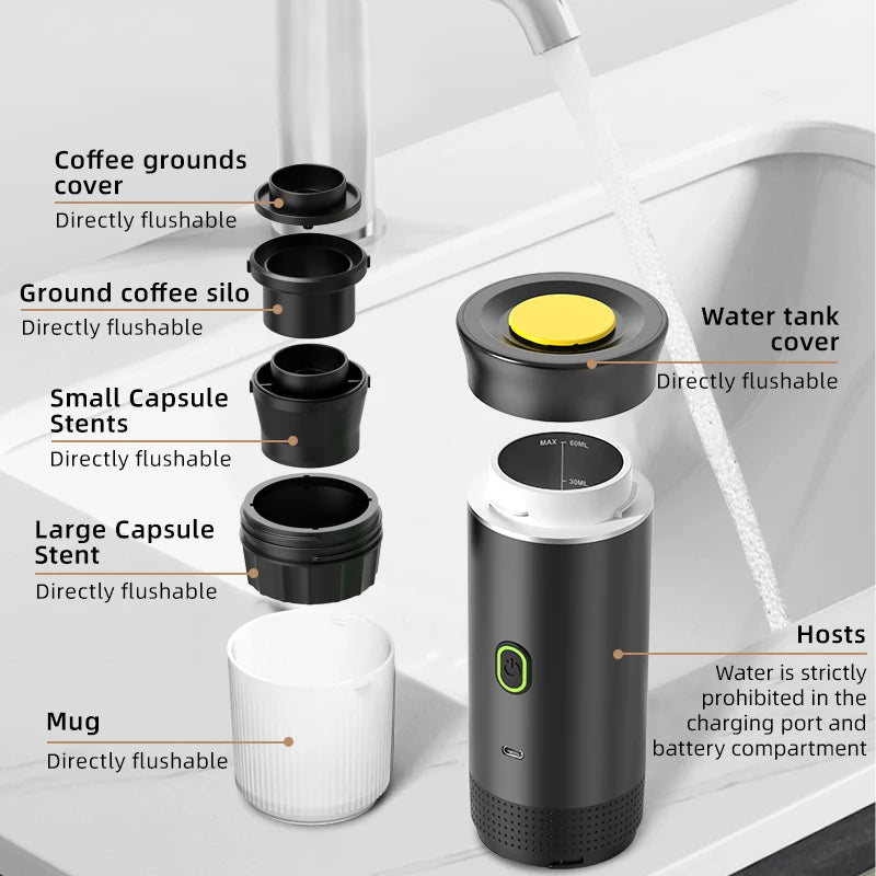 3-in-1 Portable Espresso Maker