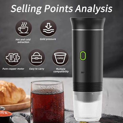 3-in-1 Portable Espresso Maker