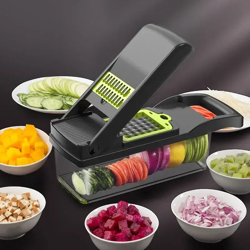 14/16 in 1 Multifunctional Vegetable Chopper Slicer Dicer