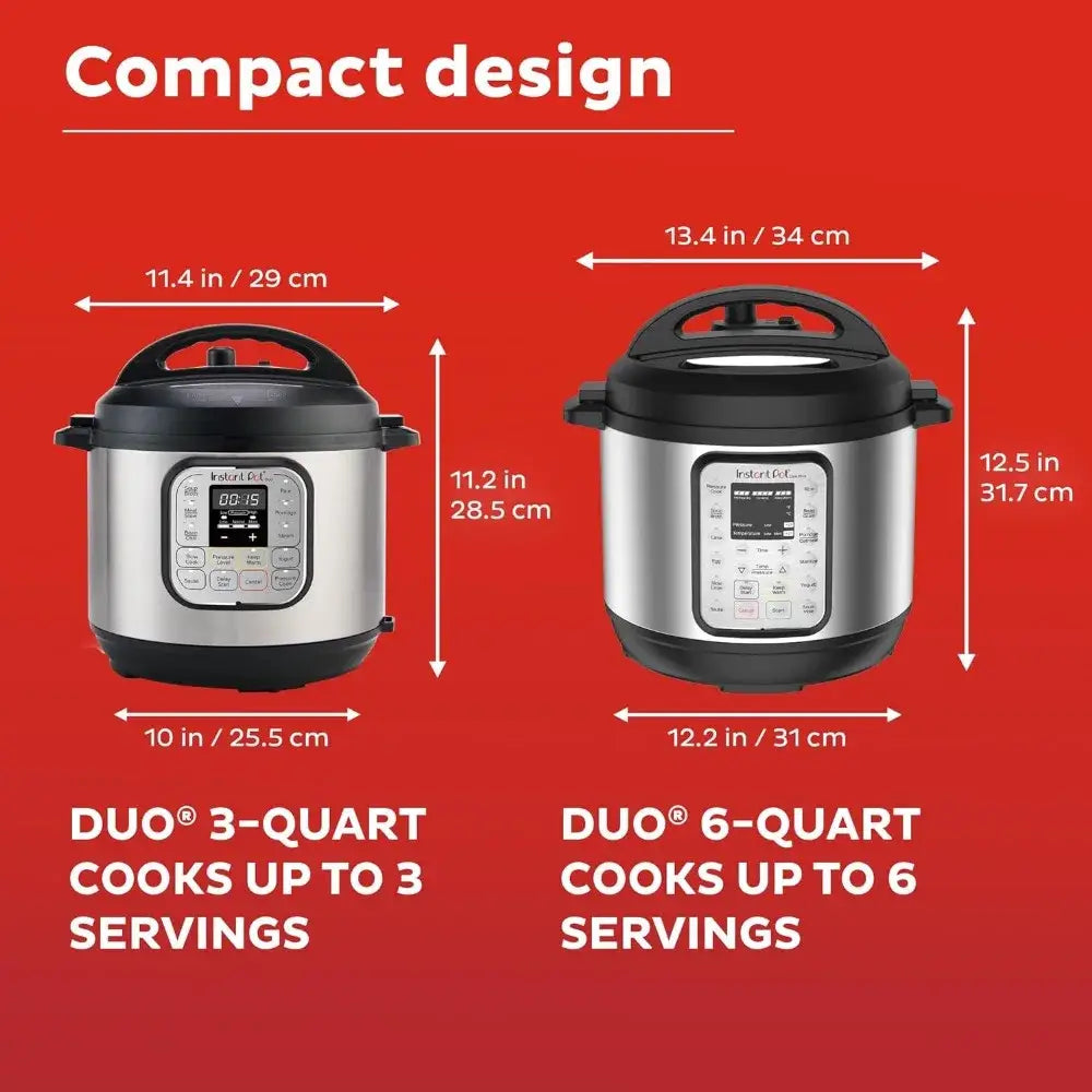 Instant Pot Duo 7-in-1 Mini Electric Pressure Cooker Slow