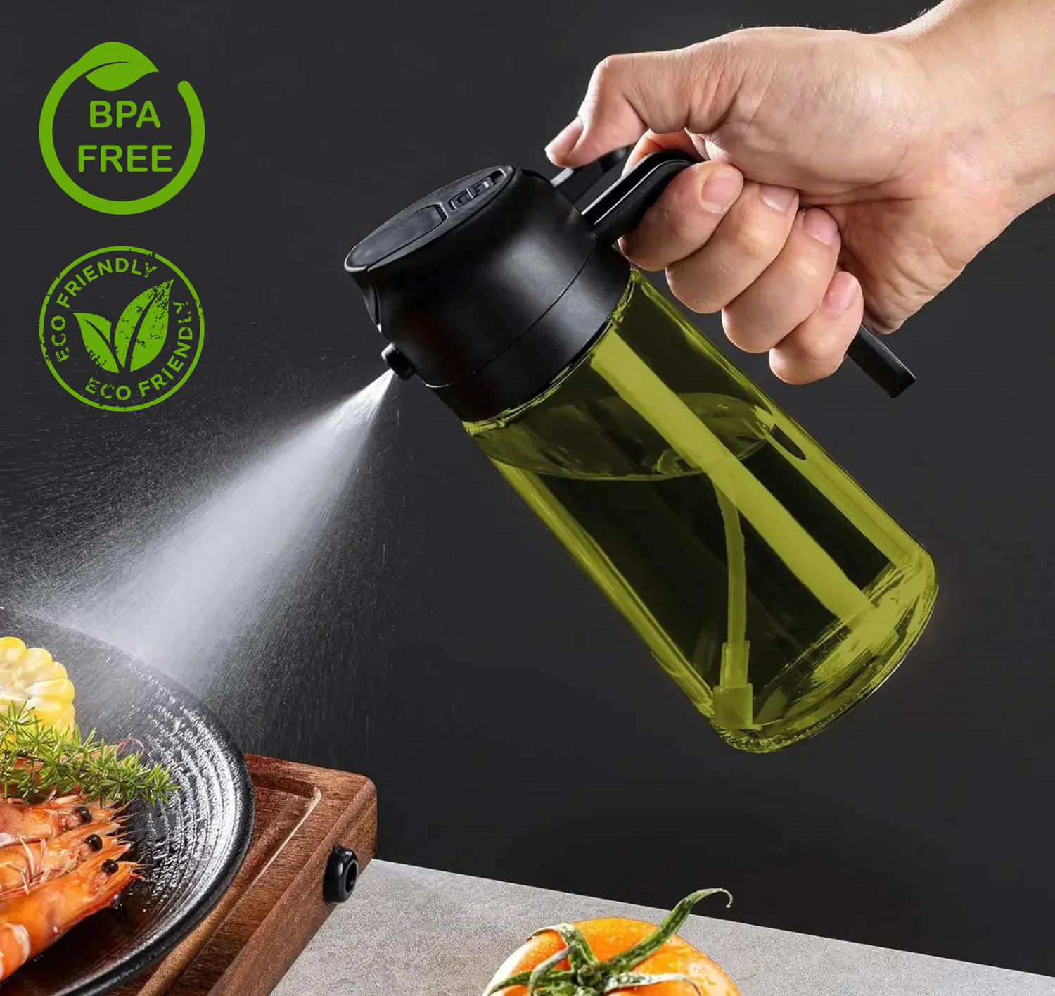 Chefio™ OilMaster Premium 2-in-1 Oil Dispenser-Chefio