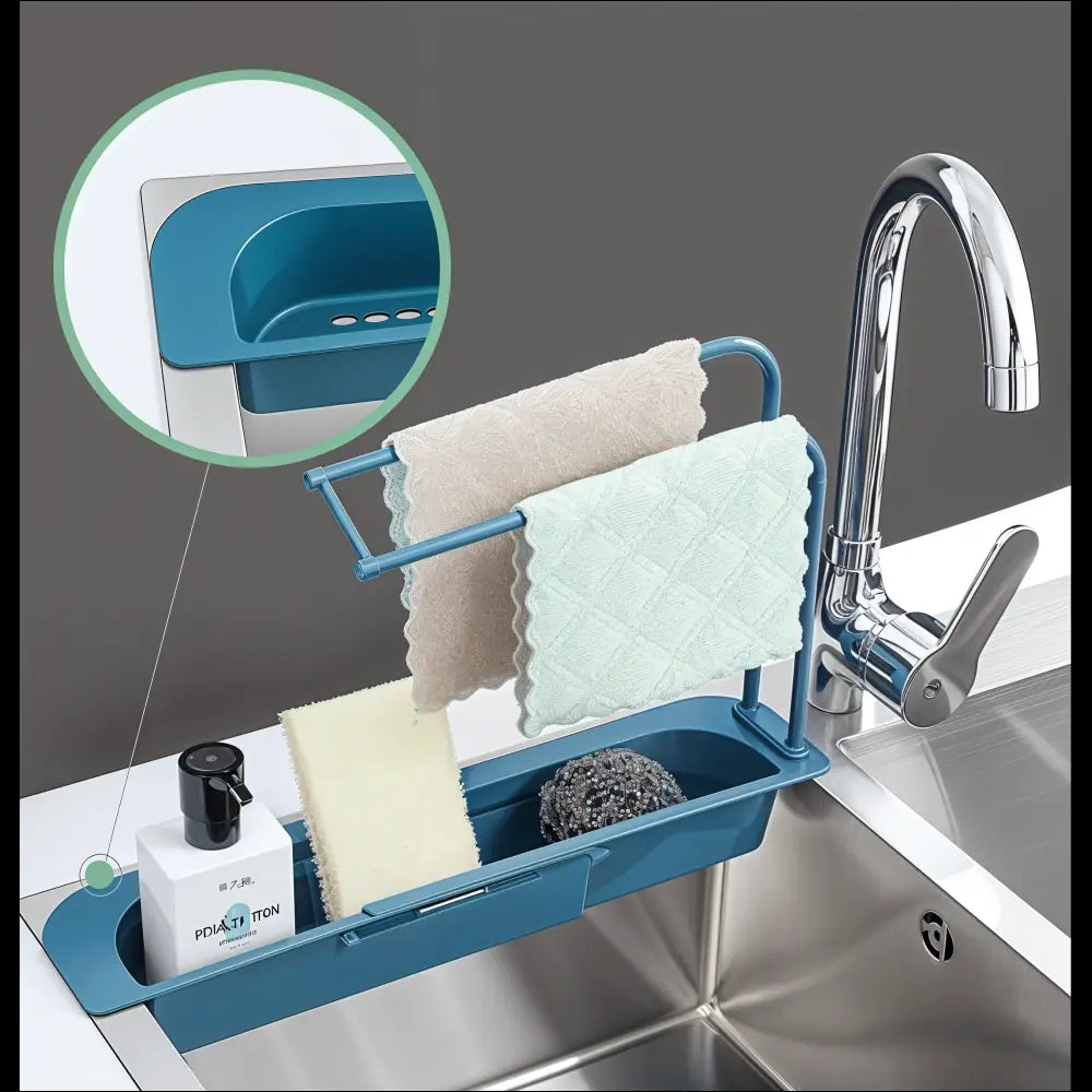 Adjustable Kitchen Sink Organizer-Chefio