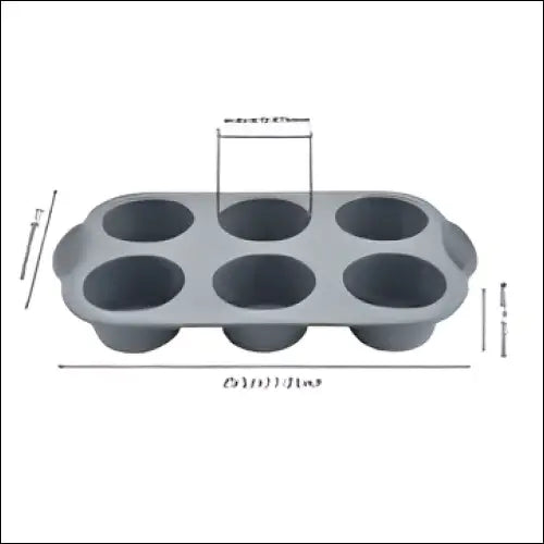 BakeMaster Silicone Muffin Tray-Chefio