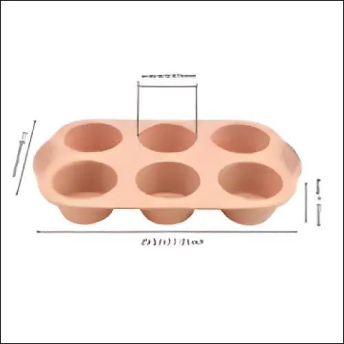 BakeMaster Silicone Muffin Tray-Chefio