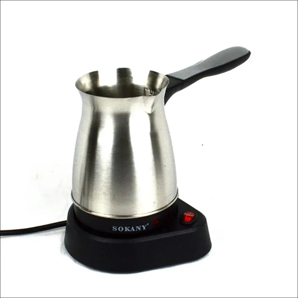 Electric Turkish coffee maker in stainless steel for perfect Turkish and Greek coffee