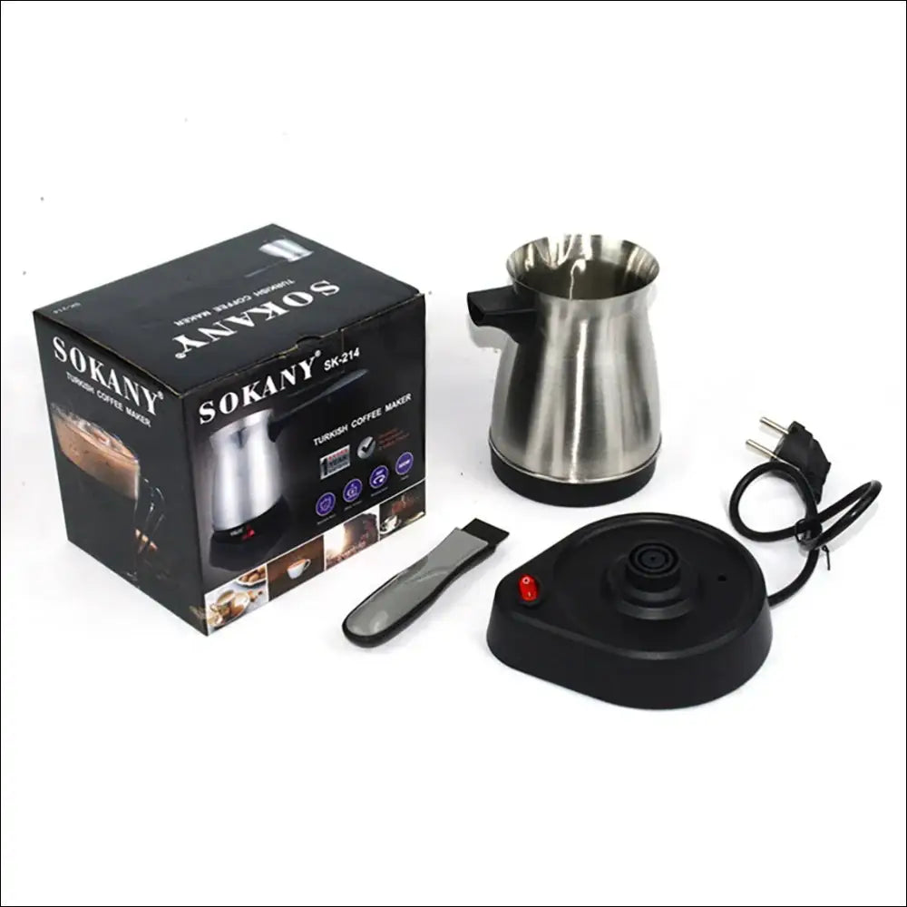 Turkish Coffee Maker in Stainless Steel for Authentic Turkish Greek Coffee at Home or Travel