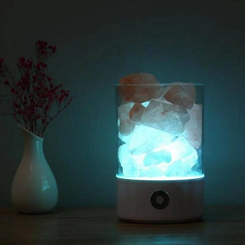 Crystal Natural Himalayan Salt Lamp - Premium Home &amp; Kitchen from Chefio - Just $39.99! Shop now at Chefio