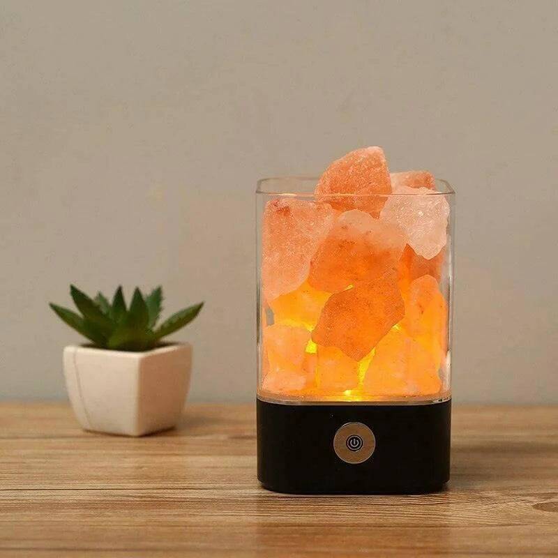 Crystal Natural Himalayan Salt Lamp - Premium Home &amp; Kitchen from Chefio - Just $39.99! Shop now at Chefio