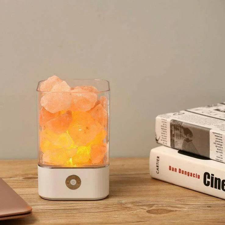 Crystal Natural Himalayan Salt Lamp - Premium Home &amp; Kitchen from Chefio - Just $39.99! Shop now at Chefio