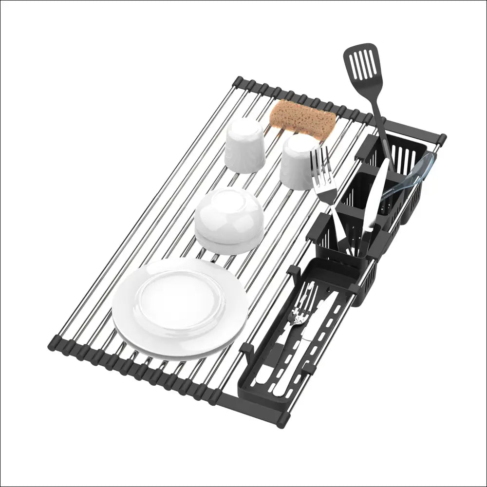 FlexiDry Roll Up Dish Drying Rack-Chefio