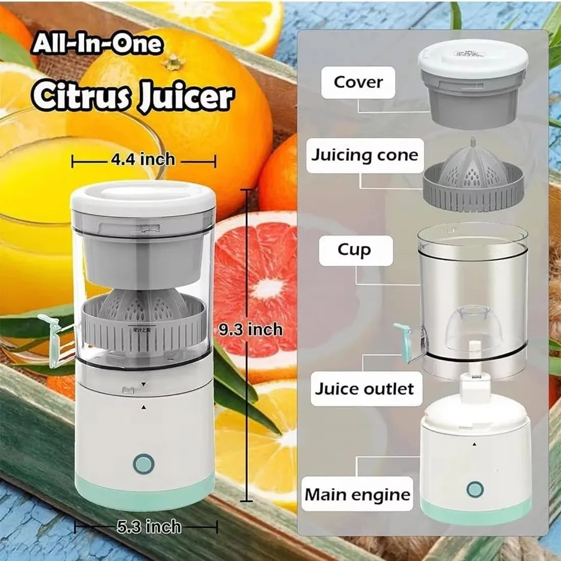 JuiceMate Portable Blender-Chefio