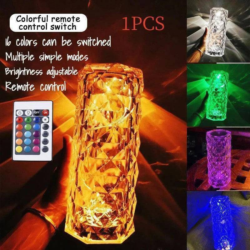 Home &amp; Kitchen - Radiant Crystal LED Lamp