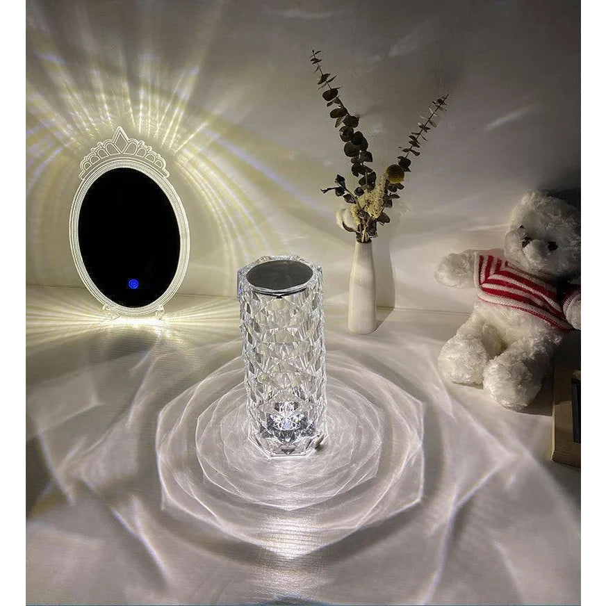 Home &amp; Kitchen - Radiant Crystal LED Lamp