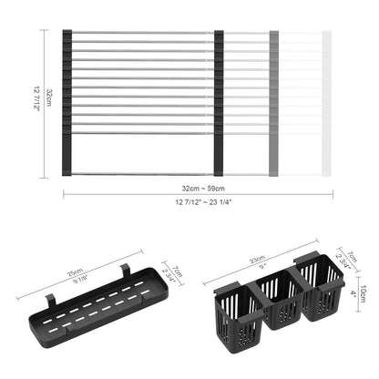 FlexiDry Roll Up Dish Drying Rack-Chefio