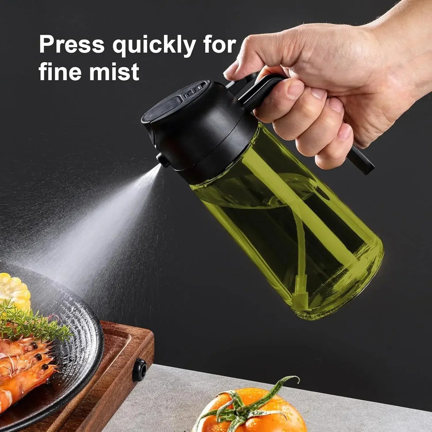 Chefio™ OilMaster Premium 2-in-1 Oil Dispenser-Chefio