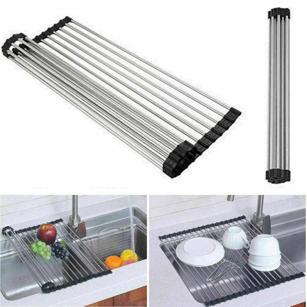 Home &amp; Kitchen - Chefio Roll-Up Dish Drying Rack