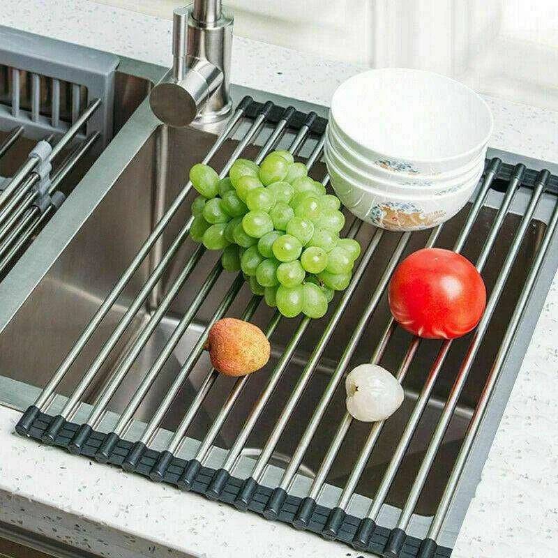 Home &amp; Kitchen - Chefio Roll-Up Dish Drying Rack