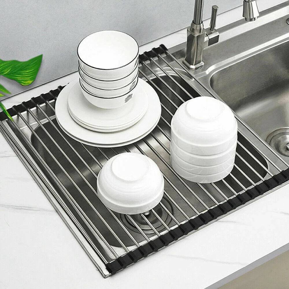 Home &amp; Kitchen - Chefio Roll-Up Dish Drying Rack