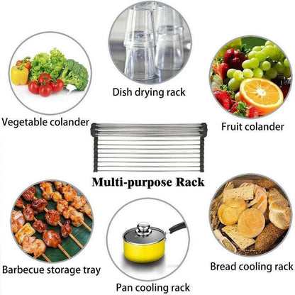 Home &amp; Kitchen - Chefio Roll-Up Dish Drying Rack