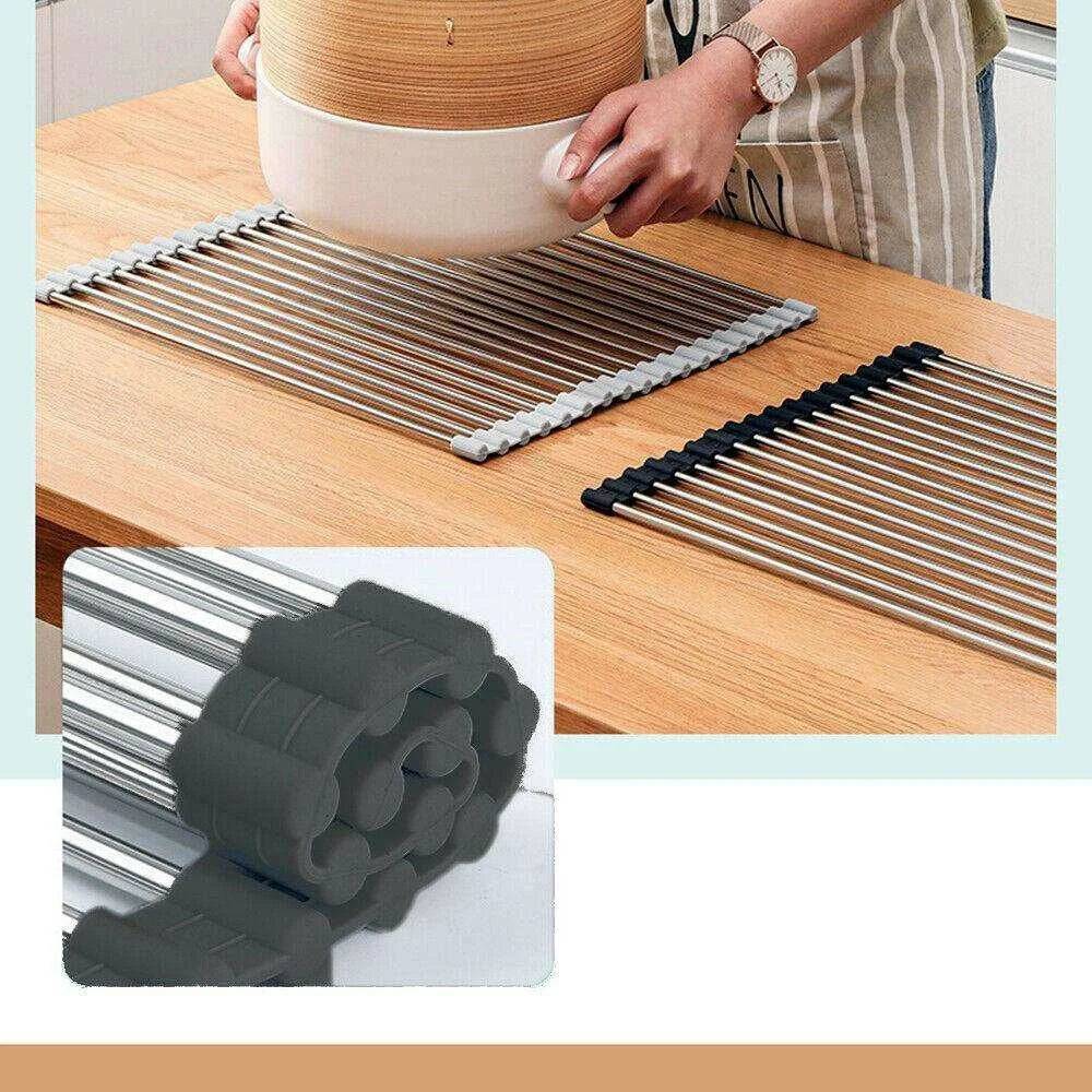 Home &amp; Kitchen - Chefio Roll-Up Dish Drying Rack