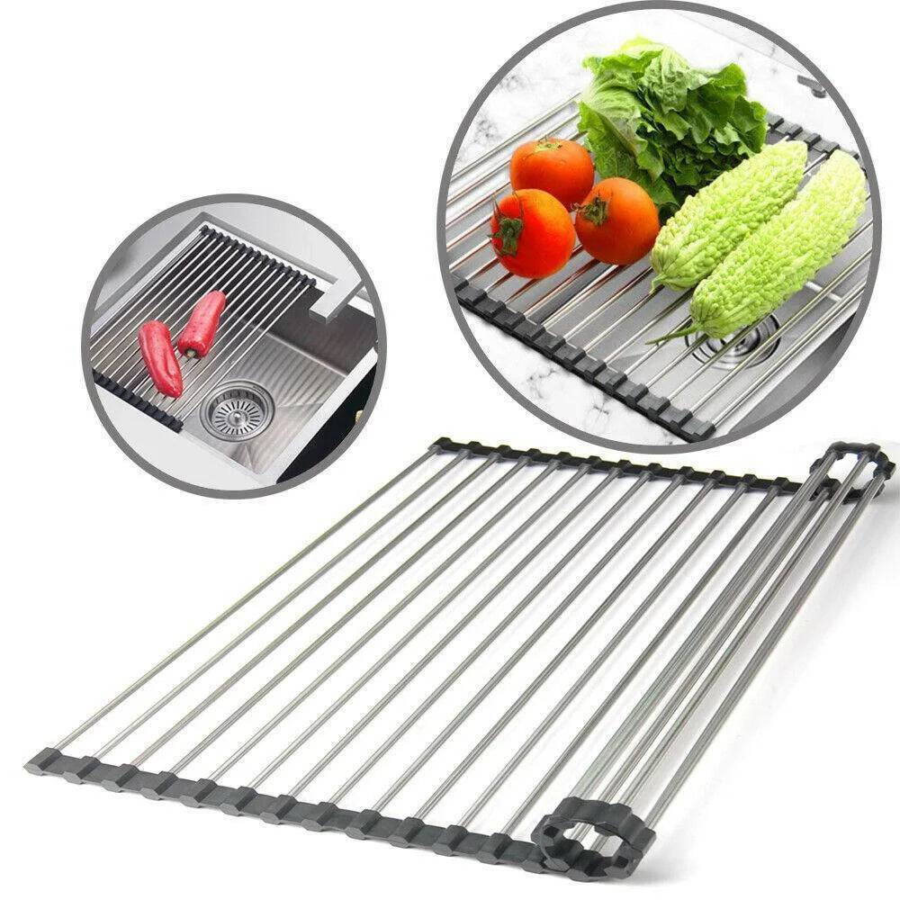 Home &amp; Kitchen - Chefio Roll-Up Dish Drying Rack