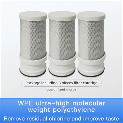 Three TastePure Cartridges for clean water, perfect for bathroom sink faucets