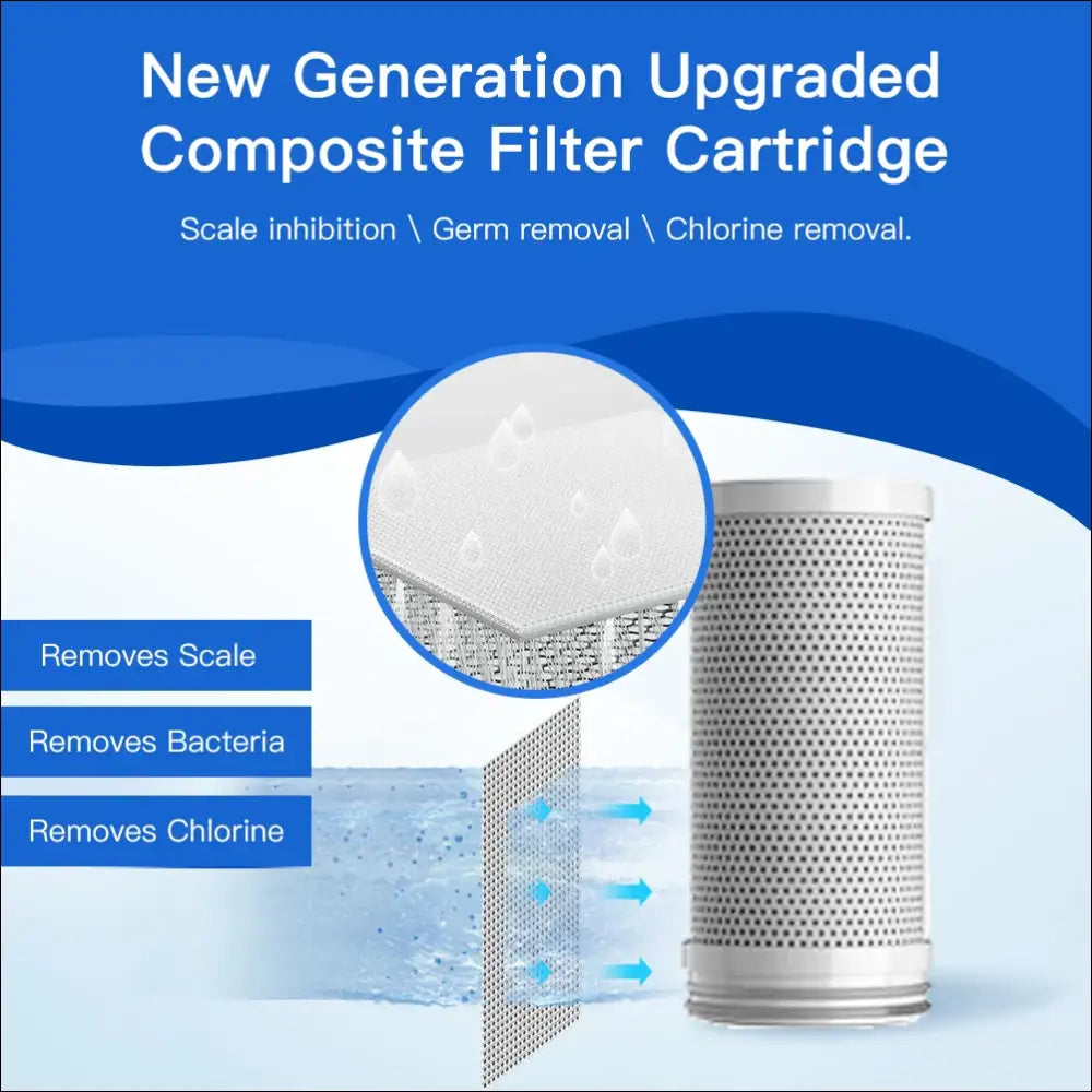 TastePure Cartridge water filter for cleaner, fresher water with bathroom sink faucets